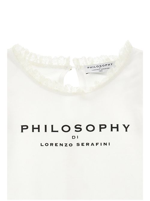 T-shirt, bambina, logata. PHILOSOPHY | I1G600 72010001